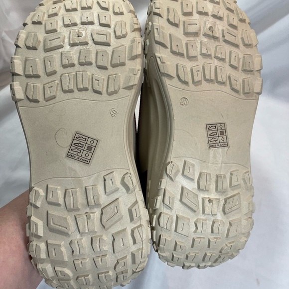 NWOT Burgundy & Tan Platform Sneaker - Picture 8 of 9